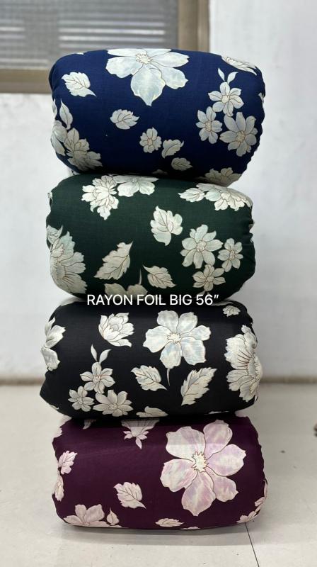 Sajni Reyon print fabric wholesalers in Surat