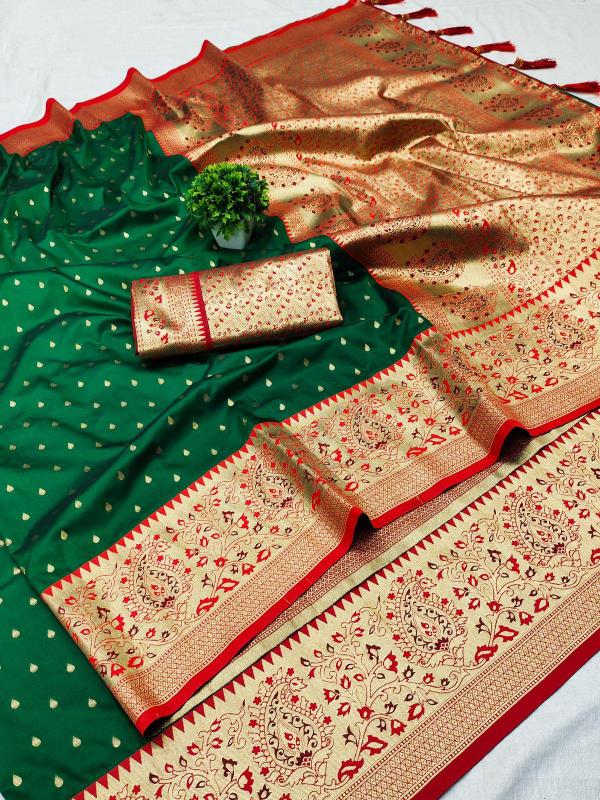 Shriya soft silk zari weawing rich pallu saree surat wholesale market