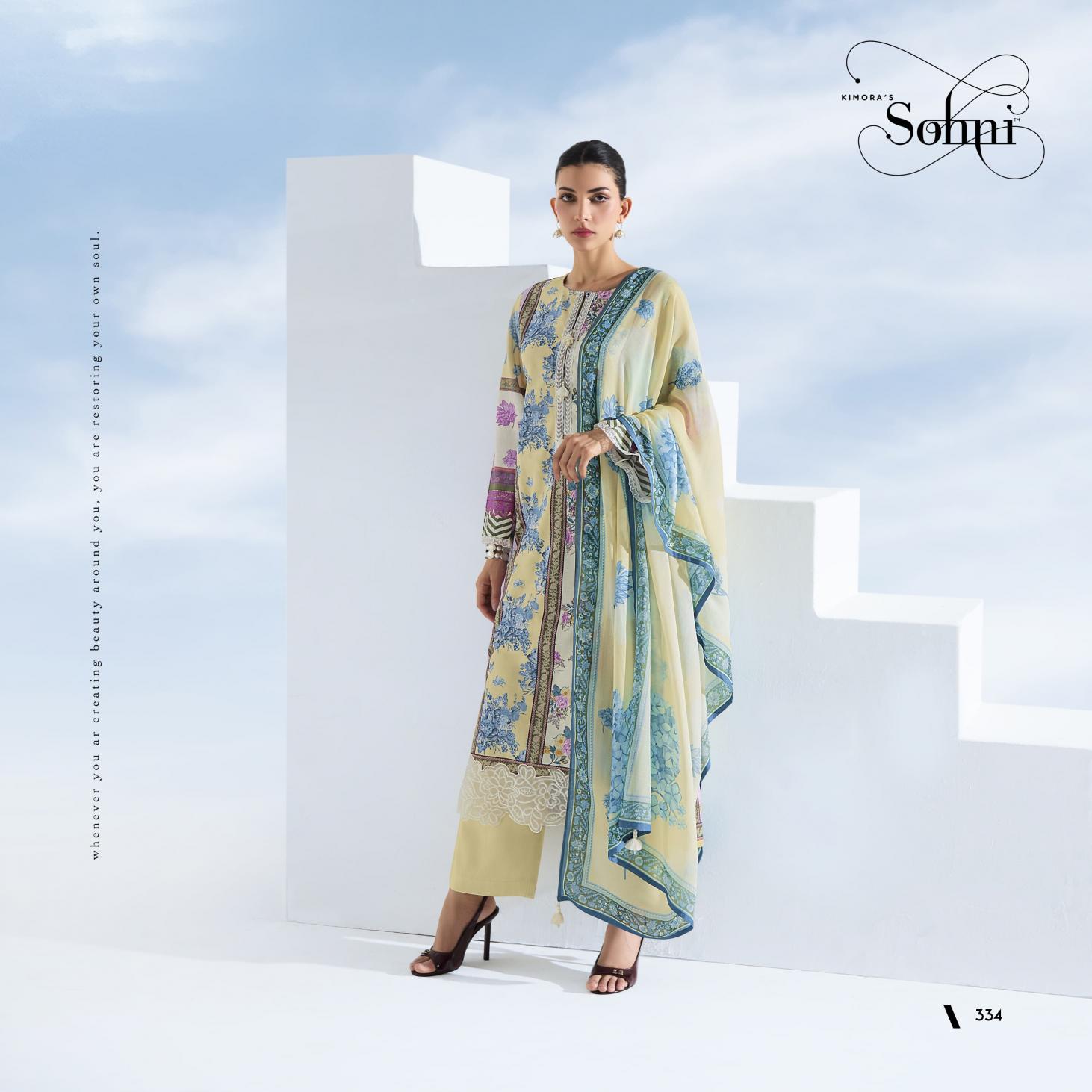 Sohani rhythm vol -26 cotton lawn print pranjul dress material wholesale price