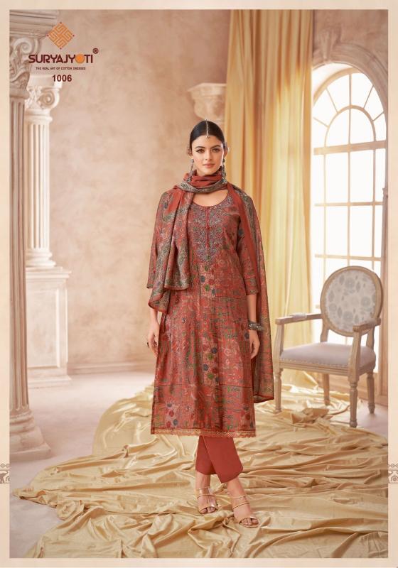 Suryajyoti kesha vol-01 modal discharge print dress material wholesale market