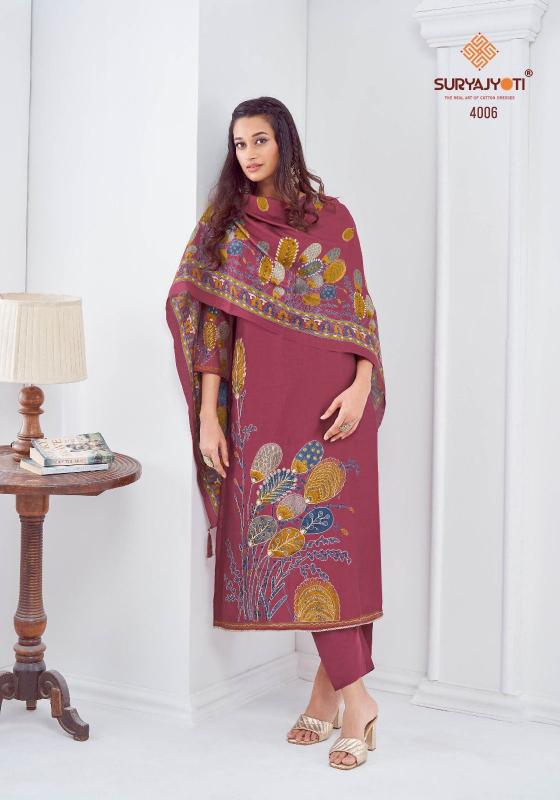 Suryajyoti prabha vol-04 modal discharge print ethnic indian dress material online