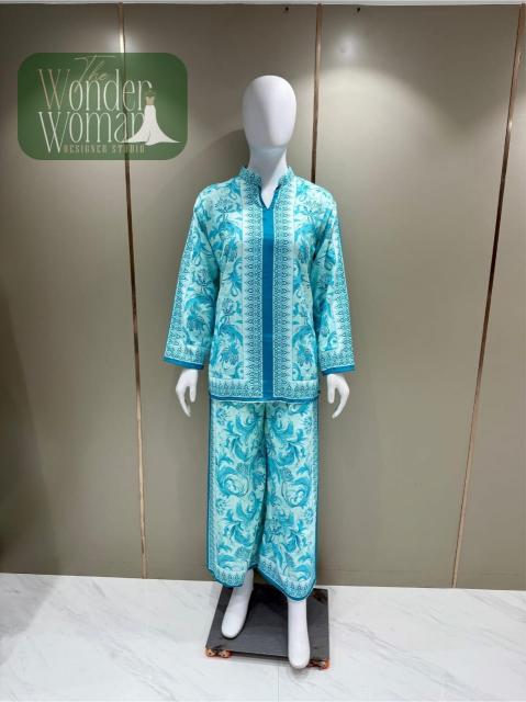 The wonder woman d.no-TW1007 cotton coord set indian kurti fashion
