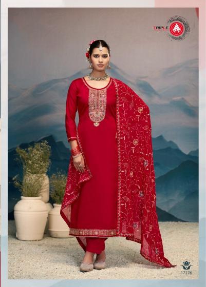 Triple a keerat vol 10 jaam cotton pranjul dress material wholesale price