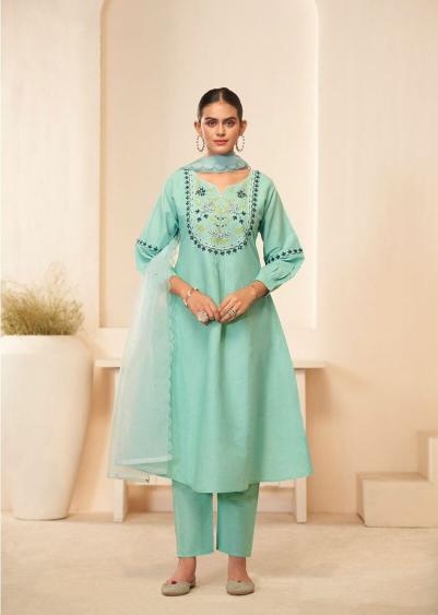 VamikaTM rasmalai vol-01 cemric cotton top bottom dupatta kurti manufacturers