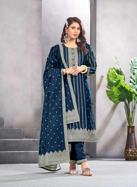 Vouch fashion chanderi cotton 3 pcs indian kurtis in usa