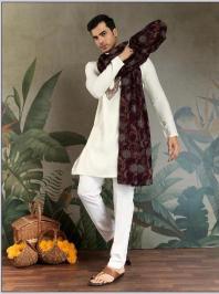  Zari & weaves vol 4 mens kurta with dupatta kurta set manufacturer