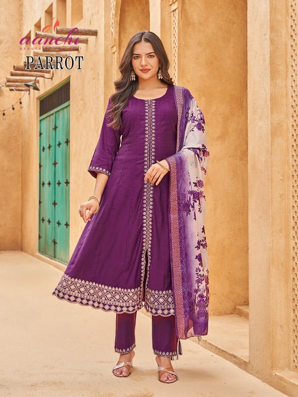 Aanchi parrot vatican 3 pcs flair india wholesale clothing suppliers