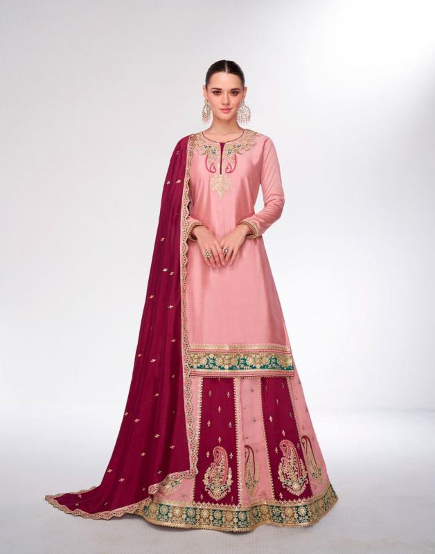 Aashirwad creation kahani premium silk agha noor salwar suit india