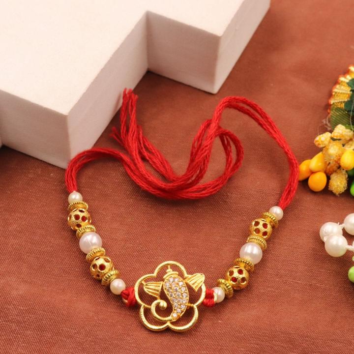 Ad fancy rakhi 157 Imitation jewelry export India