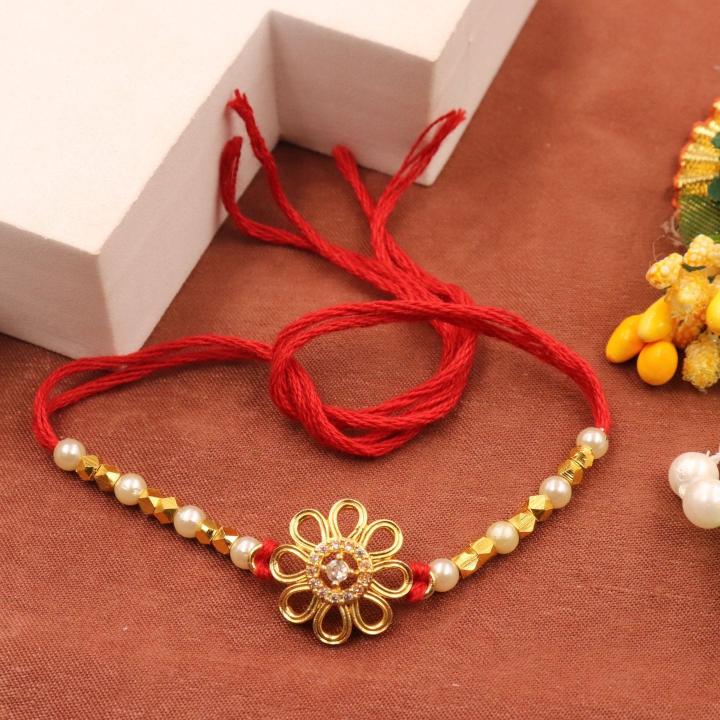 Ad fancy rakhi 158 Bridal imitation jewelry sets