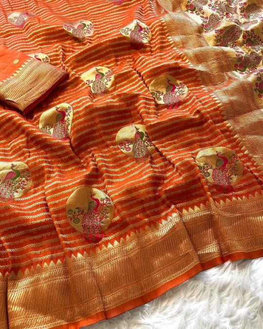 Akshara pure khadi crepe silk indian saree store near me