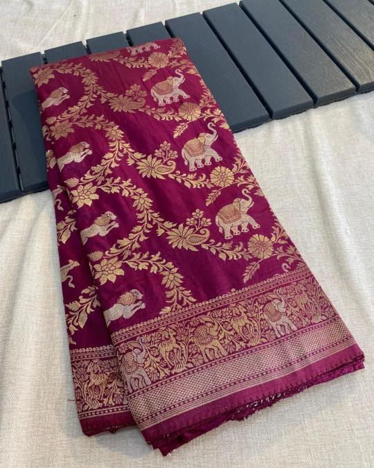 Akshara pure soft cotton russian silk wholesale saree online india