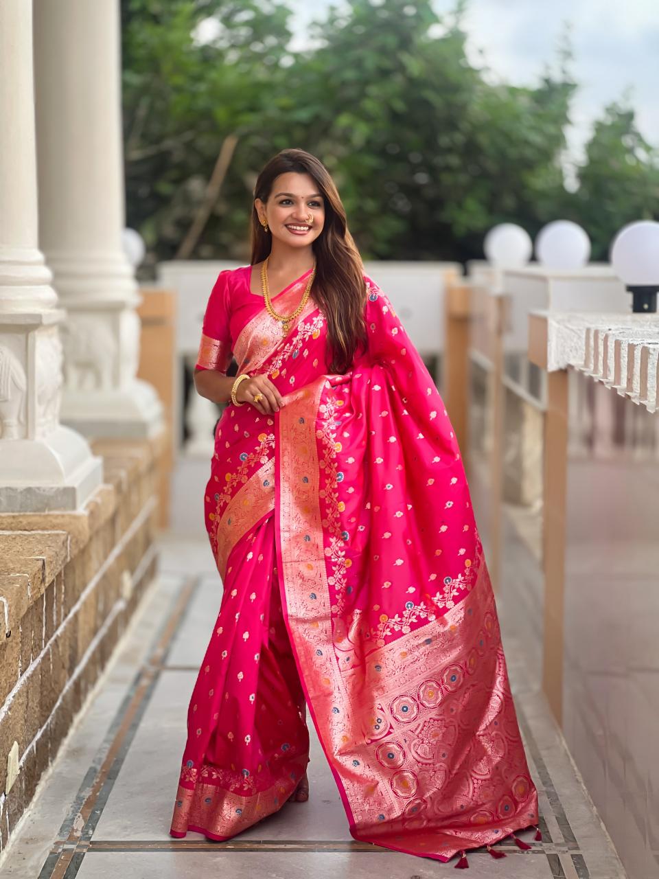 Anupama banarasi-7 soft silk wholesale saree rate in surat