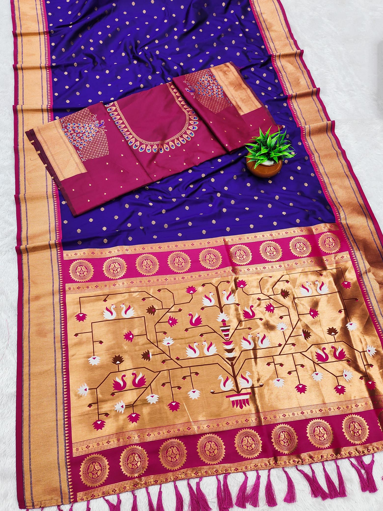 Anupama hansraj paithani silk direct manufacturer of sarees for resellers in india