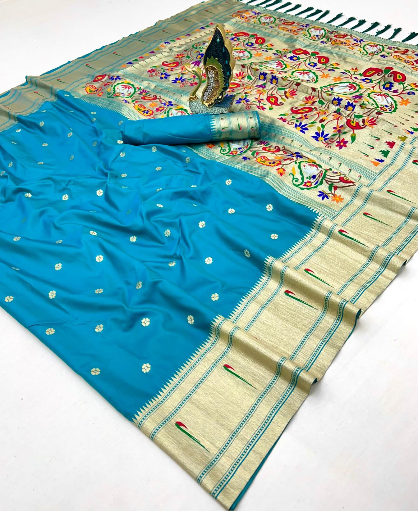 Anupama karma paithani voL-5 silk saree dropshipping suppliers