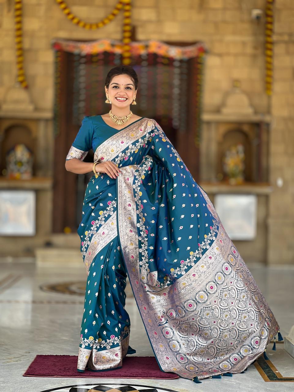 Anupama premium soft silk banarasi silk wholesale saree in india