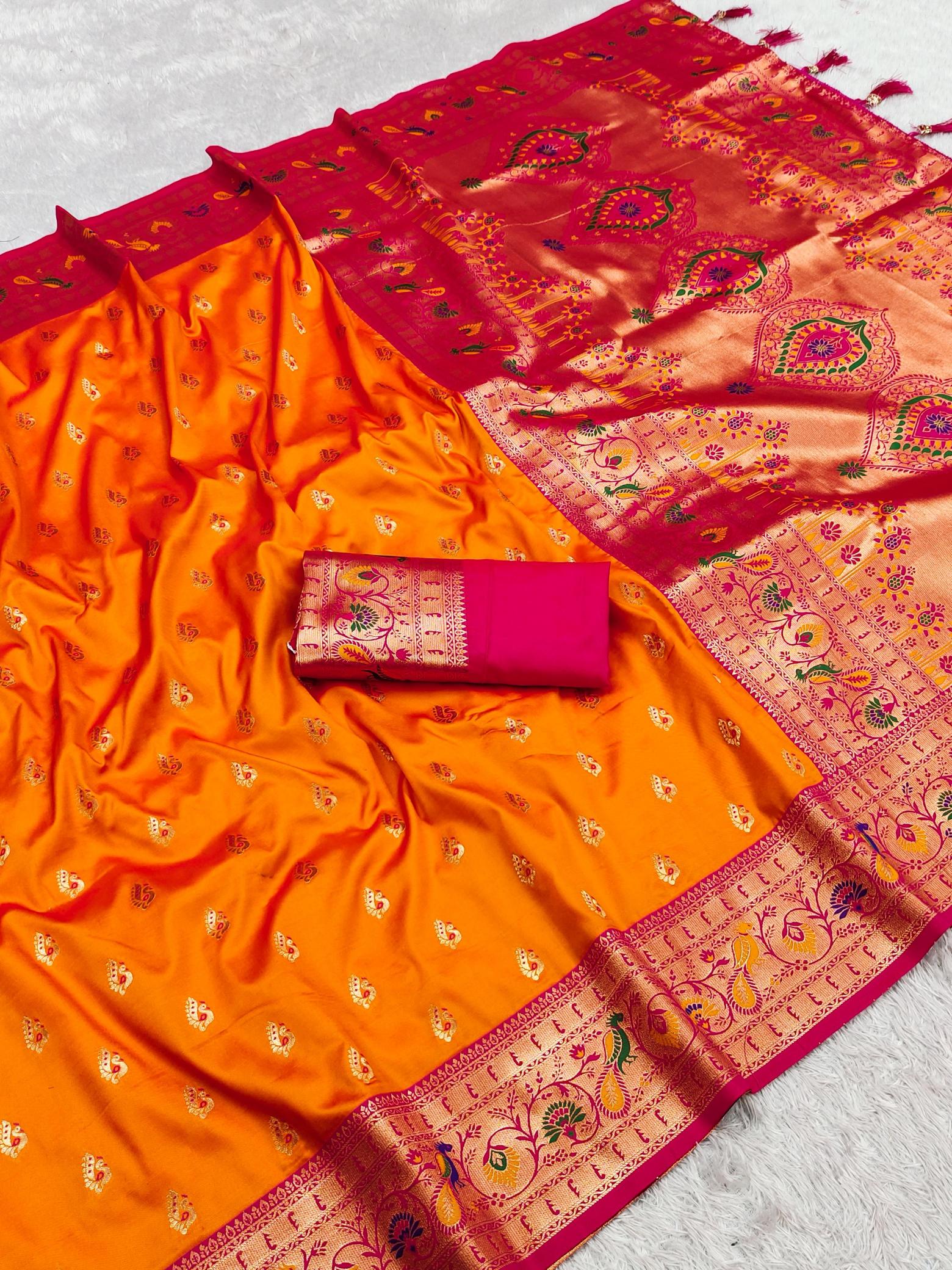 Anupama royal paithani-2 soft silk festival saree wholesalers in surat with price
