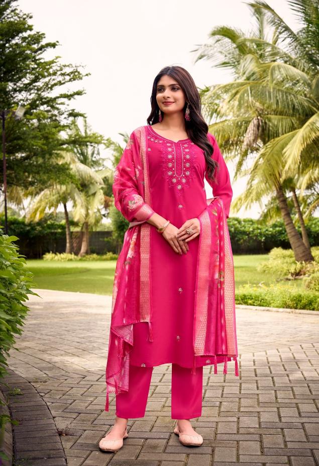 Ashwath shahar liva roman silk 3 pcs kurti apparel wholesalers in india