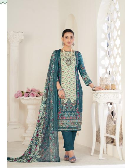 Azara avnee pure lawn cotton indian fancy dress material 