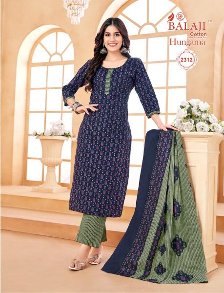 Balaji hungama vol-23 cotton printed pranjul dress material wholesale price