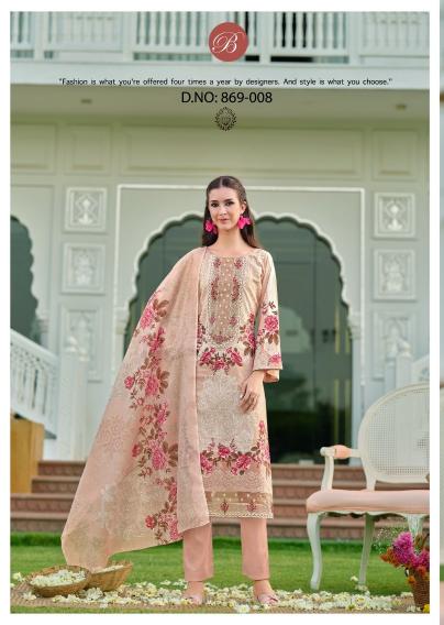 Belliza designer studio yasmin vol 2 karachi indian women dress material 
