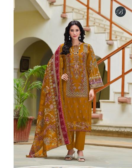 Belliza designer studio zareen mal mal cotton myntra dress material india
