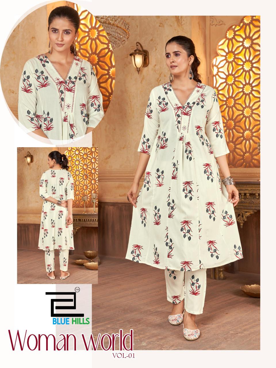 Blue hills woman world vol.1 independence day special kurti wholesale women clothes