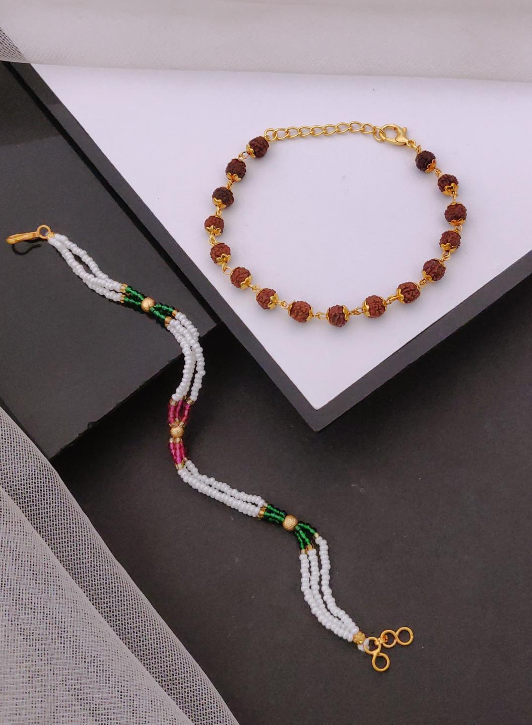 Couple rakhi 101 Wholesale imitation jewellery rakhi online
