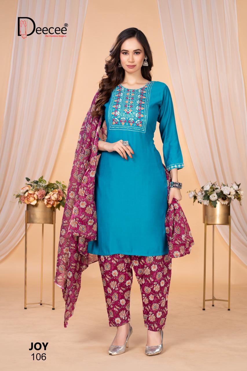 Deecee joy vatican 3 pcs wholesale kurtis online