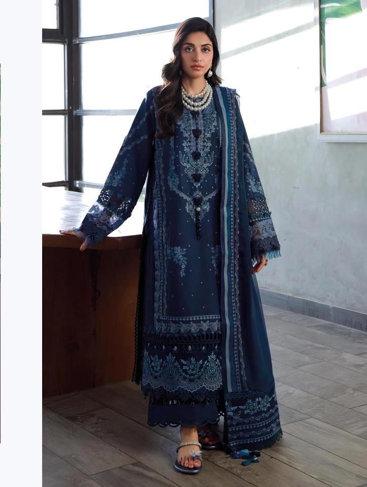 Deepsy suits elan lawn 25-4 pure cotton wholesale salwar kameez fabric