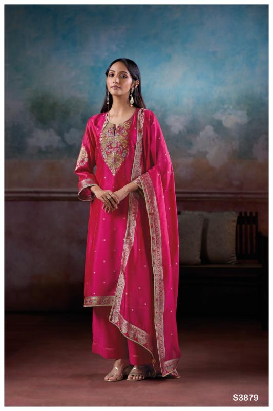 Ganga avry 3879 viscose woven dress material designs indian 