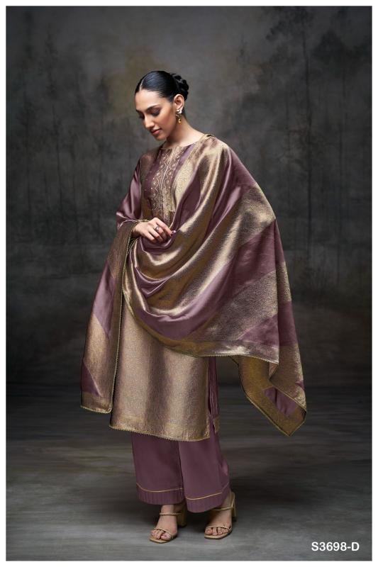 Ganga laurene 3698 viscose woven indian designer dress material