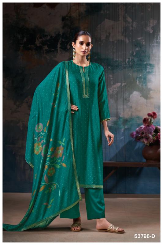 Ganga vrisya 3798 russian silk dress material buy online india 