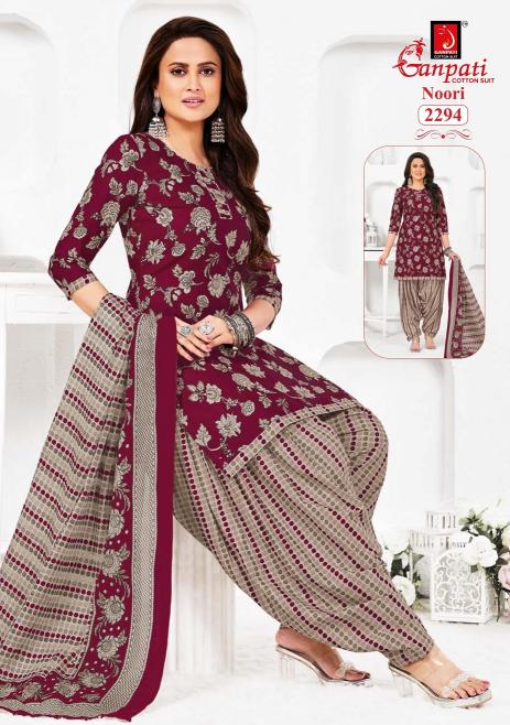 Ganpati noori patiyala vol-11 cotton printed dress material for ladies online india