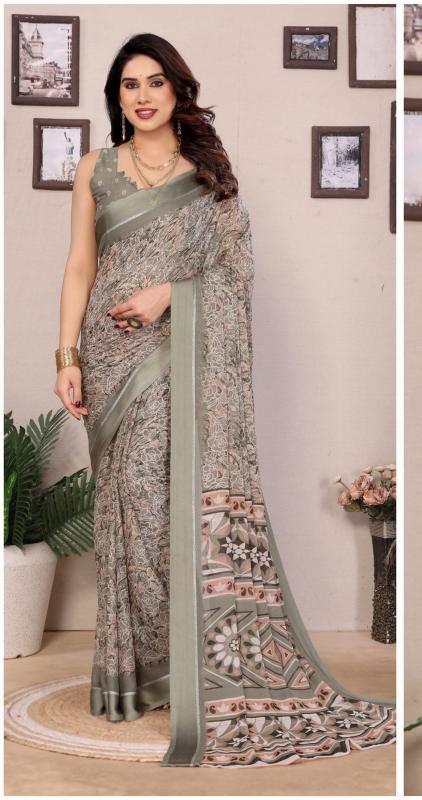 GC bright georgette printed westside india saree