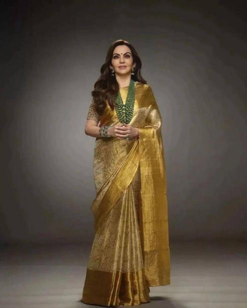 GC nita ambani special soft tissue silk saree wholesale market surat