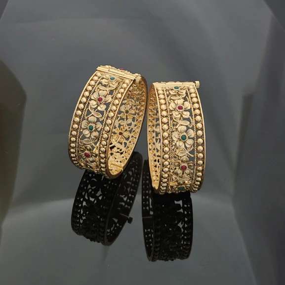Gold Plated Patla Bangles A1014 Cheap imitation jewellery online