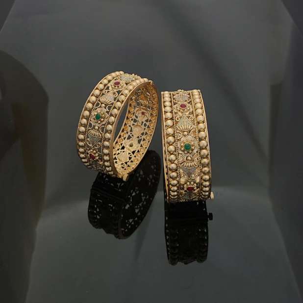 Gold Plated Patla Bangles A1015 Indian imitation jewellery wholesale