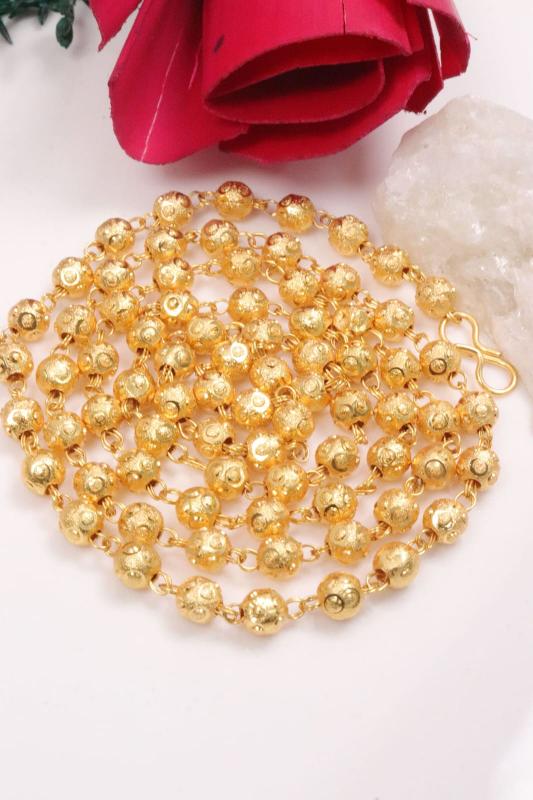 Golden Malabindi 30 inch 95 Wholesale fashion jewelry in surat