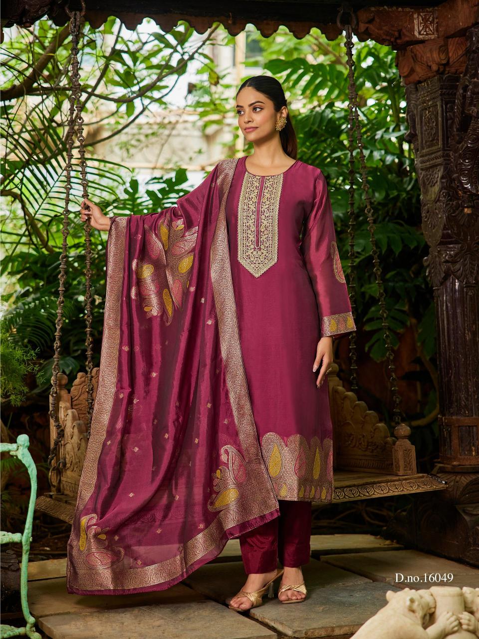 Ibiza nova banglory silk indian dress material collection