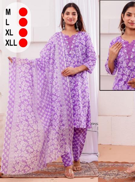 Jaipur cotton straight 3 pcs indian kurtis wholesale