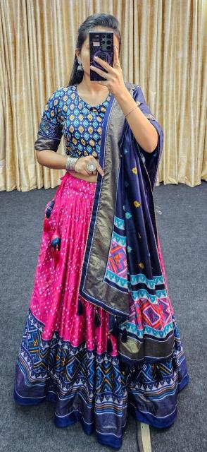 Janvi Tussar Silk lehenga wholesale market in dadar