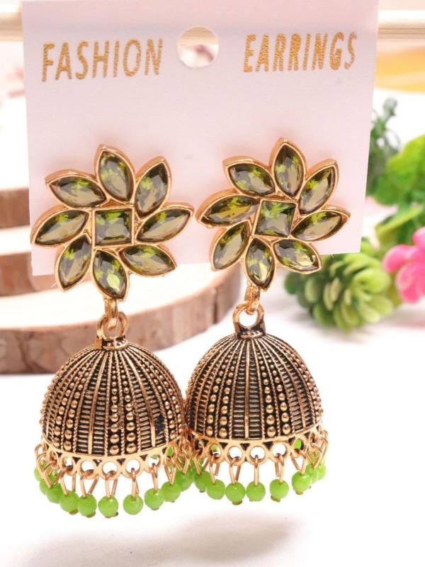 jumka mix colorful Earings 1331 (5) Imitation jewelry suppliers in Gujarat