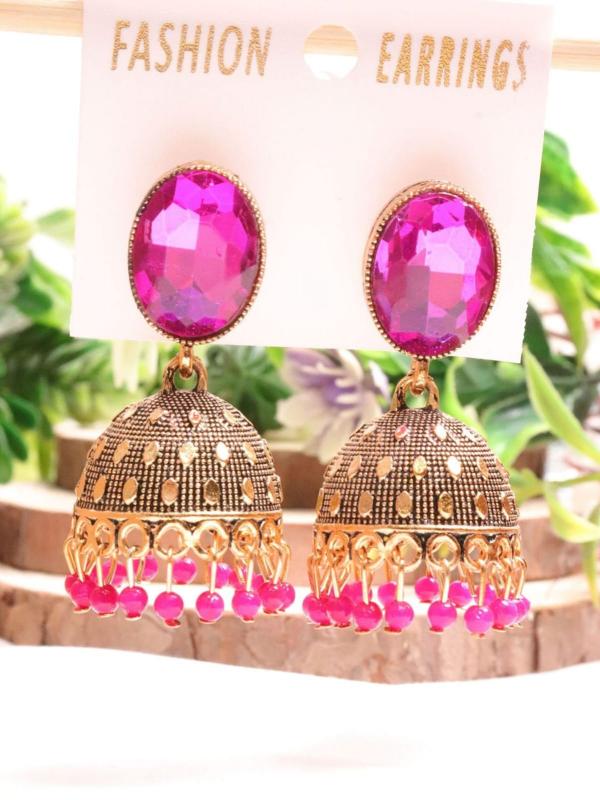 jumka mix colorful Earings 1331 Affordable imitation jewelry in Gujarat