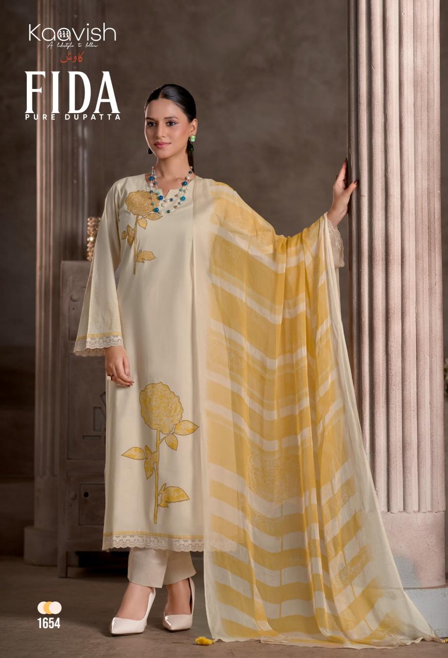 Kaavish fida lawn cotton digital print ladies dress material online india