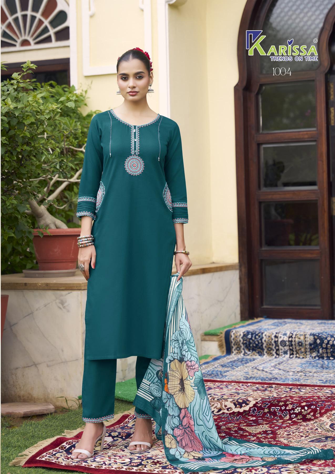 Karissa sania cotton flex 3 pcs surat kurti manufacturers