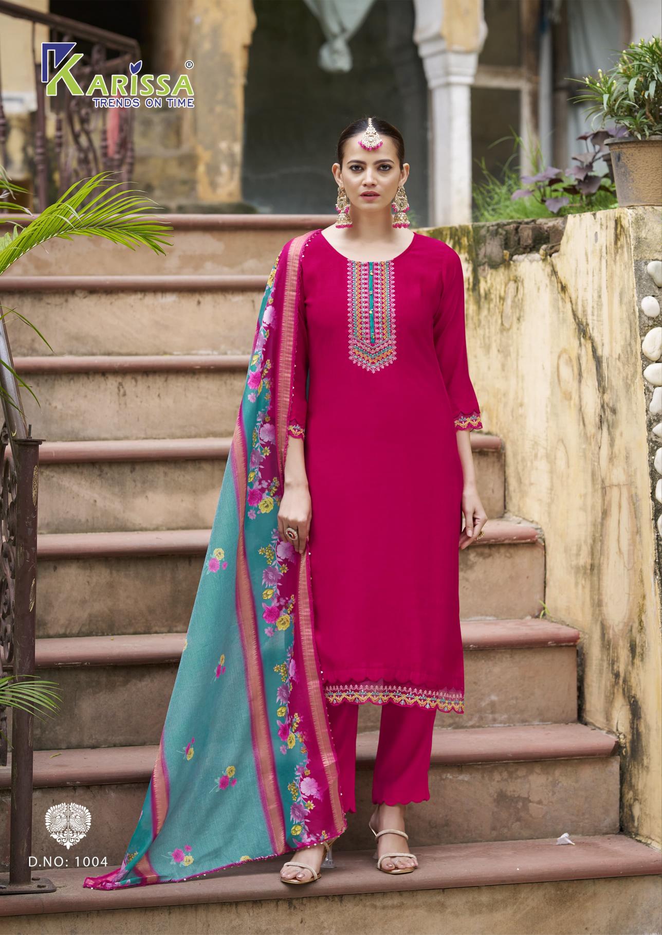 Karissa swaraa ultra viscose 3 pcs kurti wholesale of clothes 