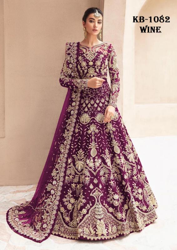KB series bridal anarkali designer gown online india
