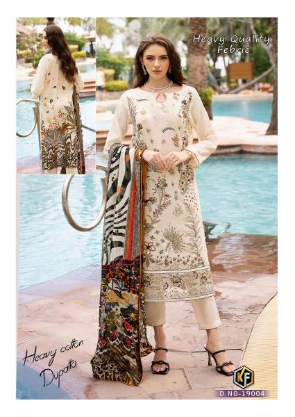 Keval sobia nazir vol-19 heavy cotton india dress material design