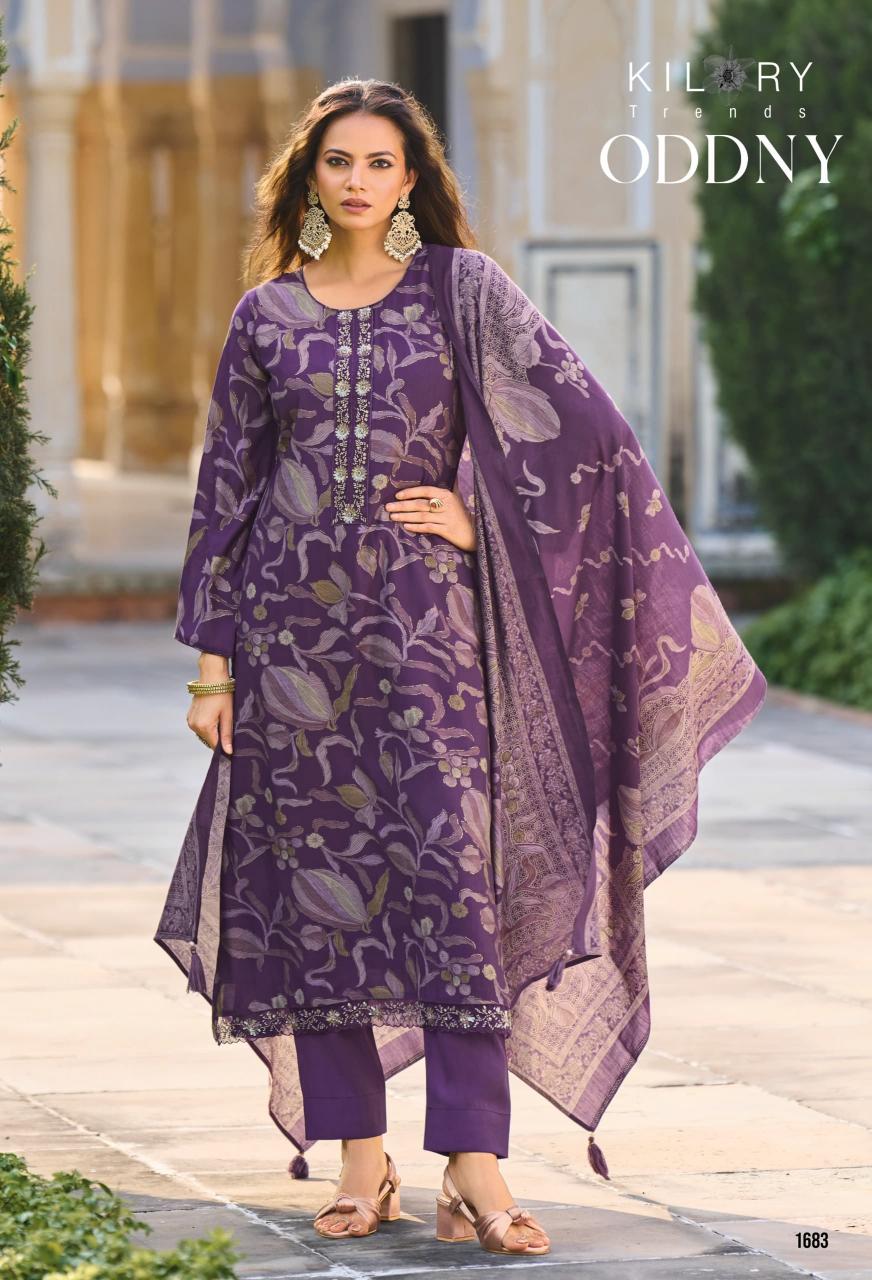 Kilory trends oddny pure muslin dress material designs indian